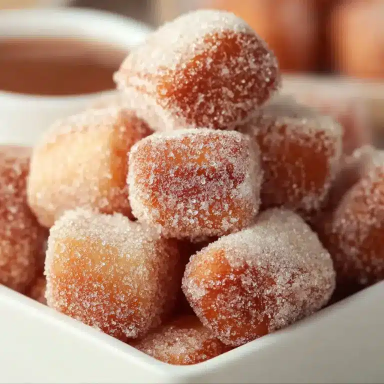 Sweet Air Fryer Churro Bites Recipe