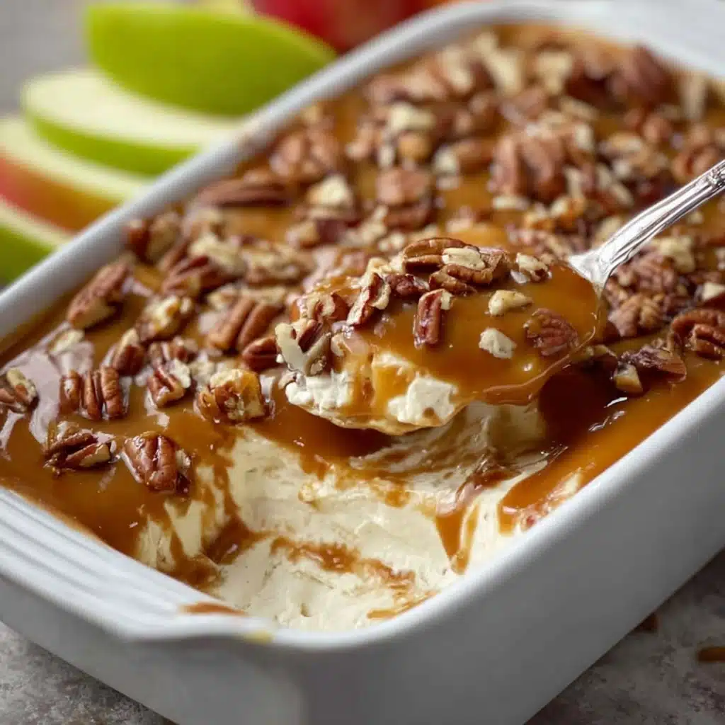 Easy caramel apple cheesecake dip recipe