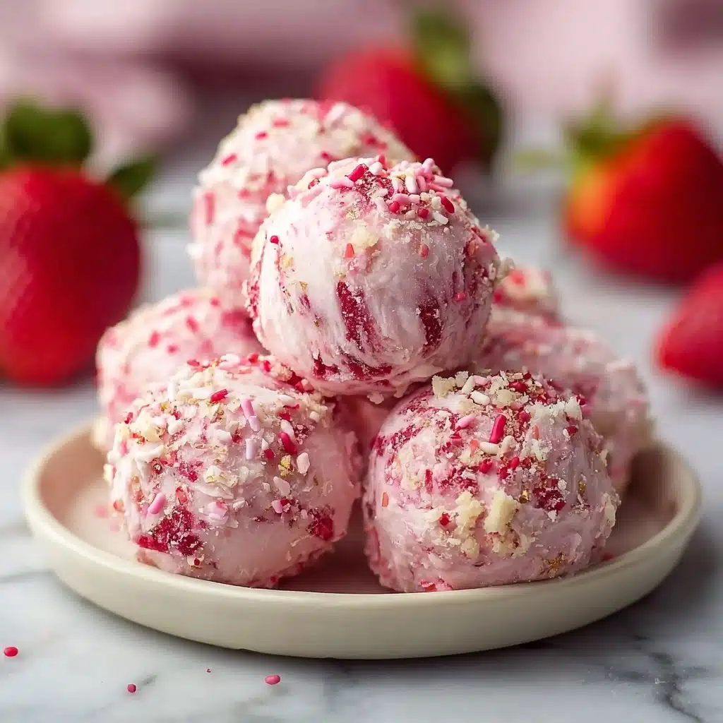 Strawberry Cheesecake Protein Balls Recipe