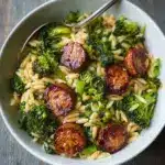 Chicken Sausage and Broccoli Orzo Recipe