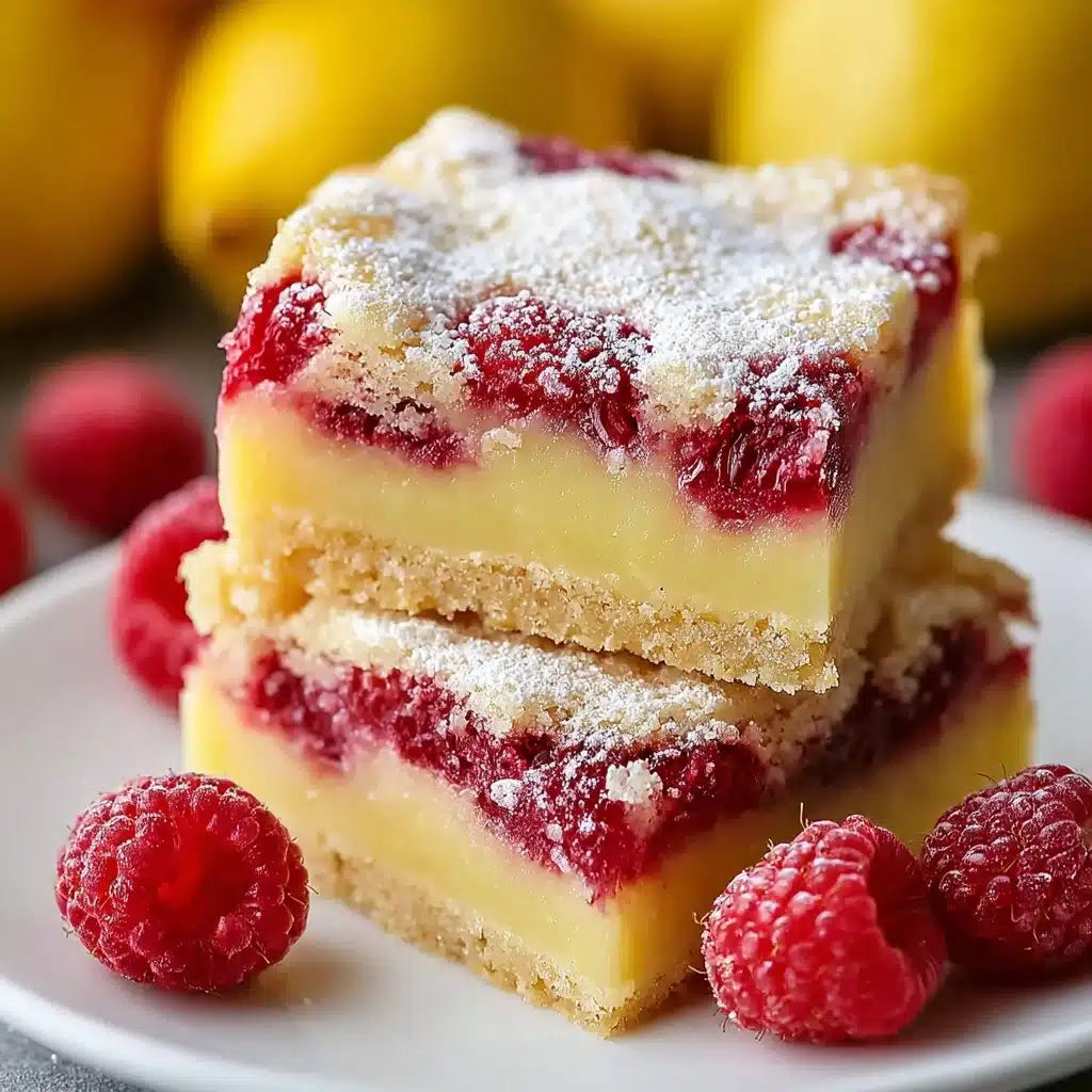 The Best Raspberry Lemonade Bars Recipe - Recipe Image