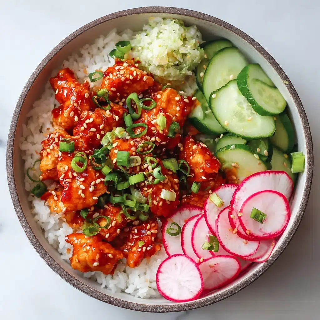 Korean Gochujang Chicken Bowl Recipe - Recipe Image