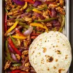 30 Minute Sheet Pan Chicken Fajitas Recipe