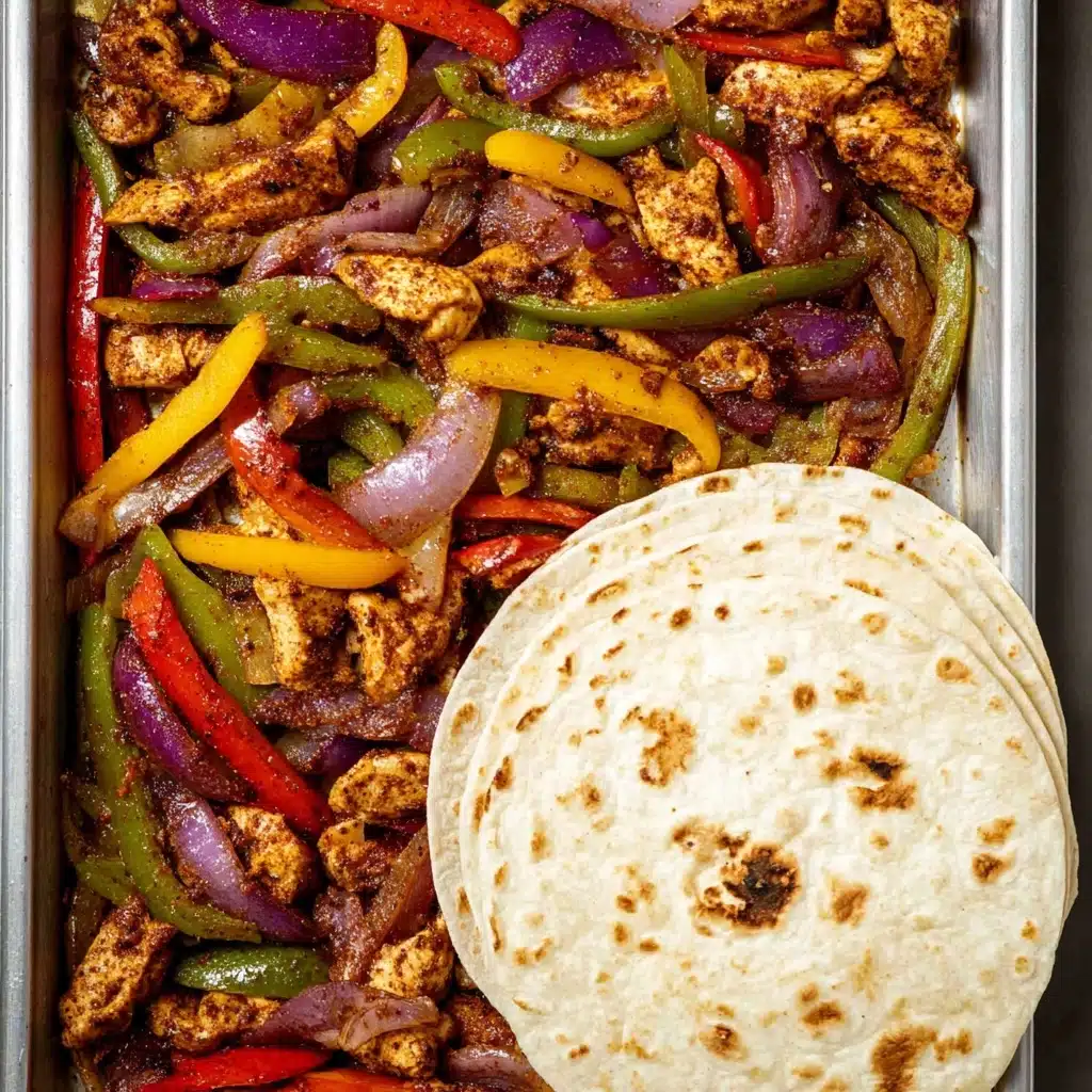 30 Minute Sheet Pan Chicken Fajitas Recipe