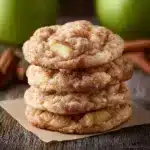 Spiced Apple Cinnamon Snickerdoodle Cookies Recipe