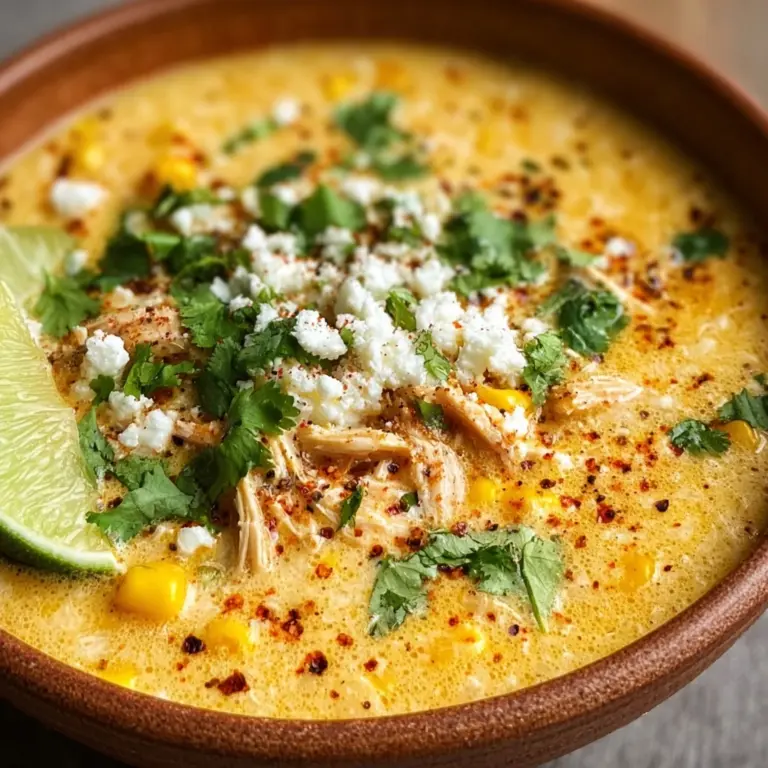 Mexican Street Corn Soup Recipe
