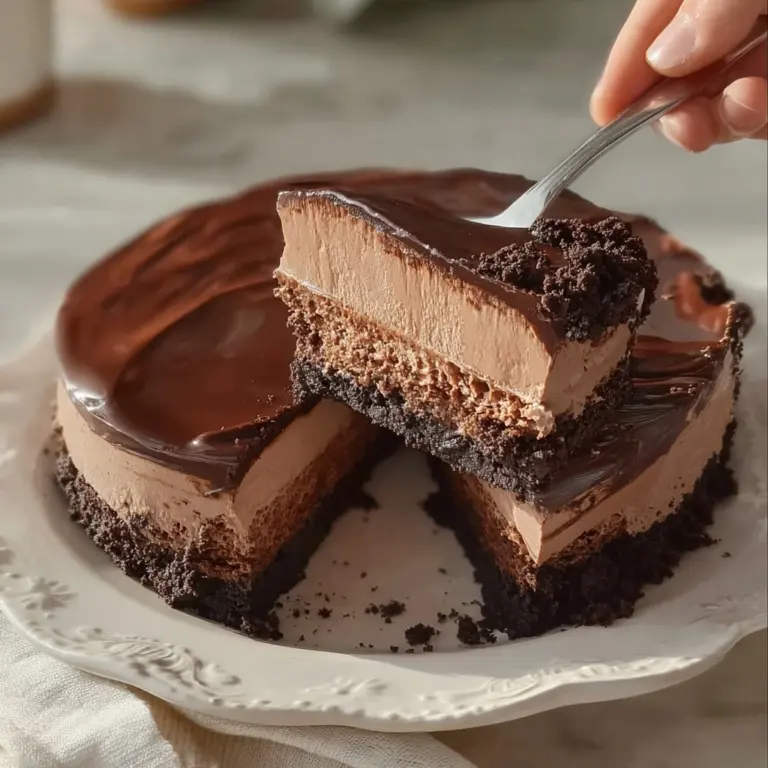 No bake creamy and easy Nutella cheesecake Recipe