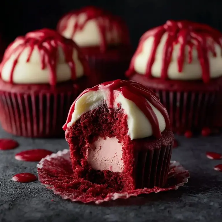Halloween Vampire Bite Cupcakes Recipe