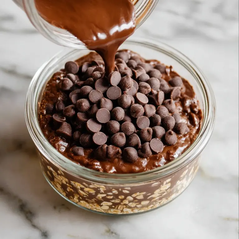 Brownie Batter Overnight Oats Recipe