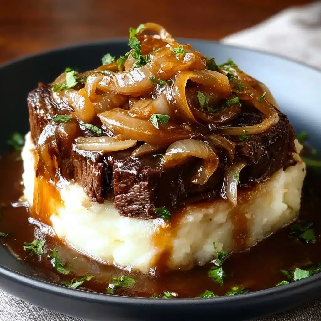 Instant Pot French Onion Pot Roast Recipe - Recipe Image
