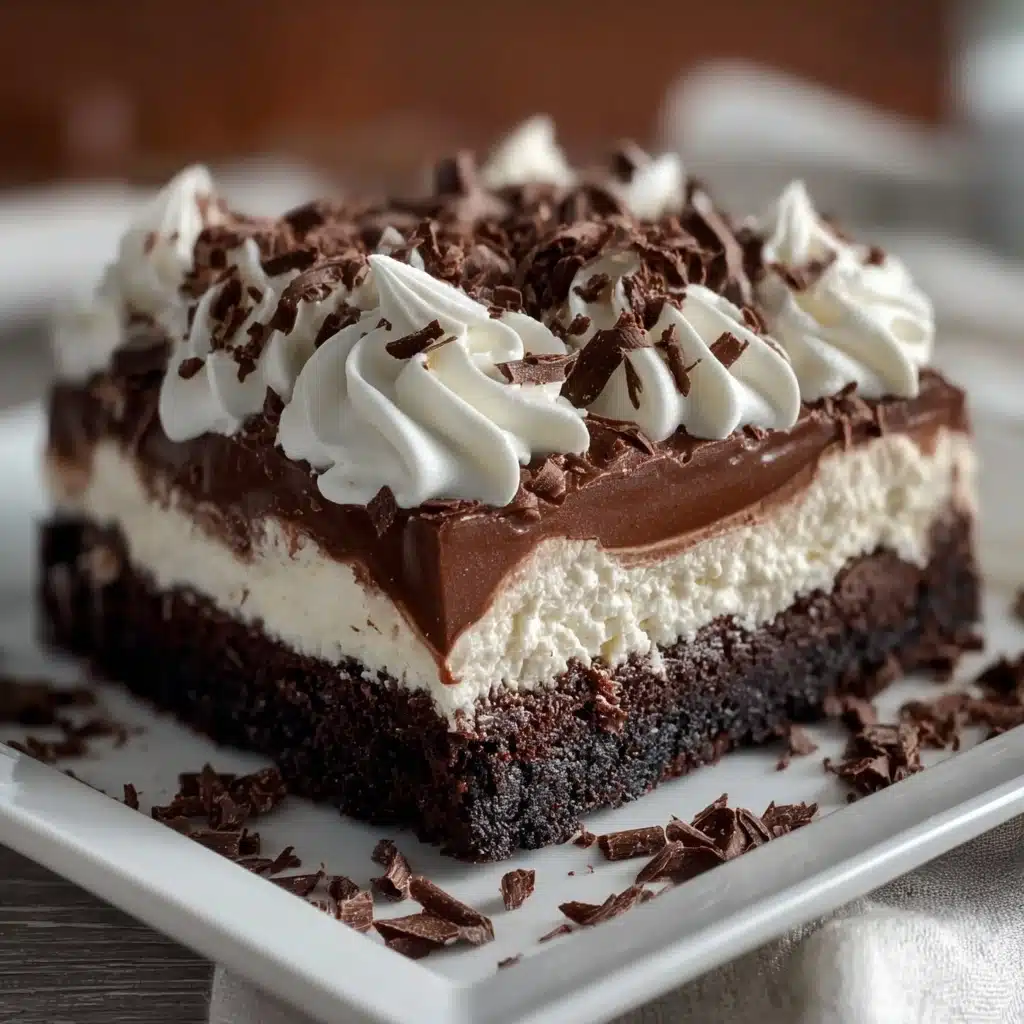 Brownie Refrigerator Cake Recipe - Recipe Image