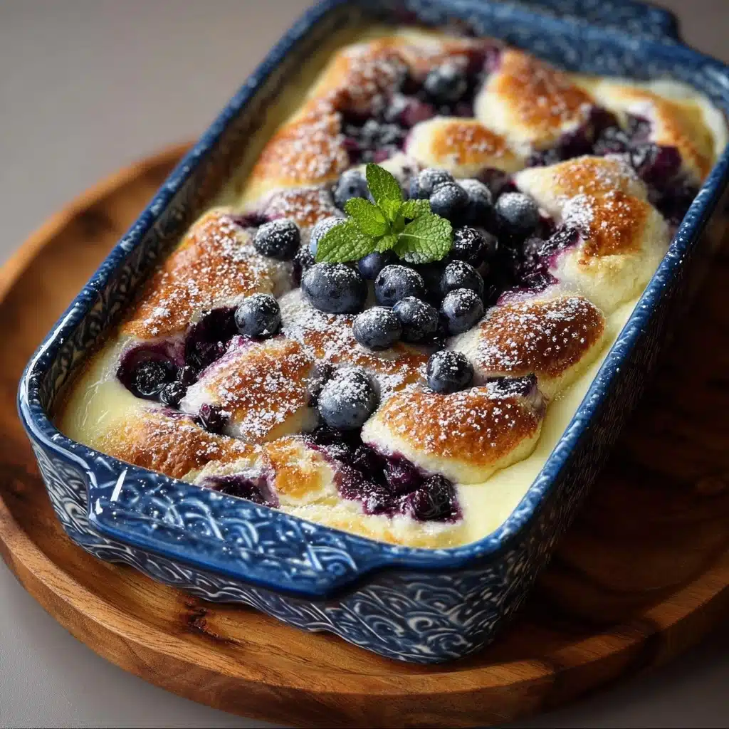 Blueberry Buttermilk Pancake Casserole Recipe - Recipe Image
