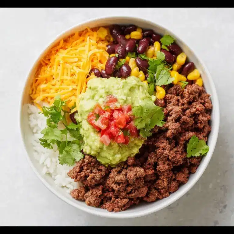 Ground Beef Burrito Bowl Recipe