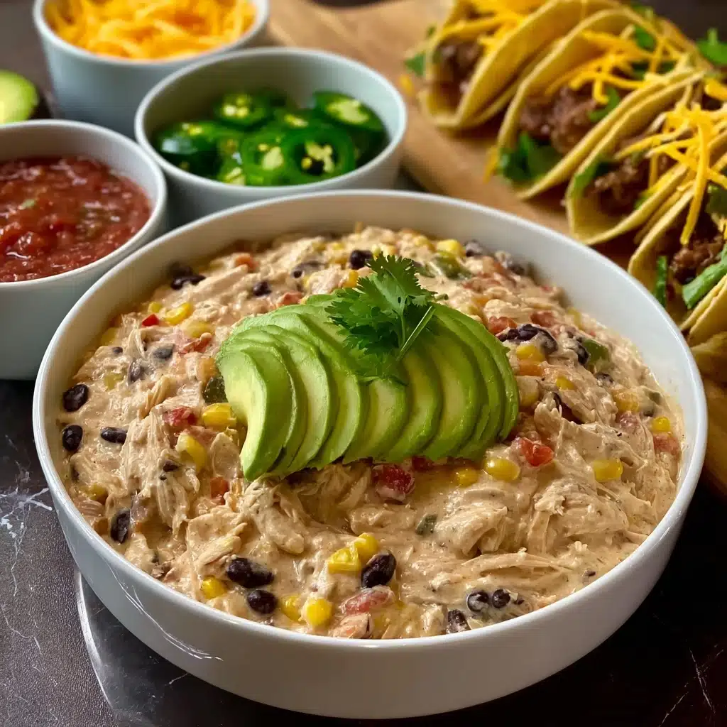 Easy Creamy Slow Cooker Fiesta Chicken Recipe - Recipe Image