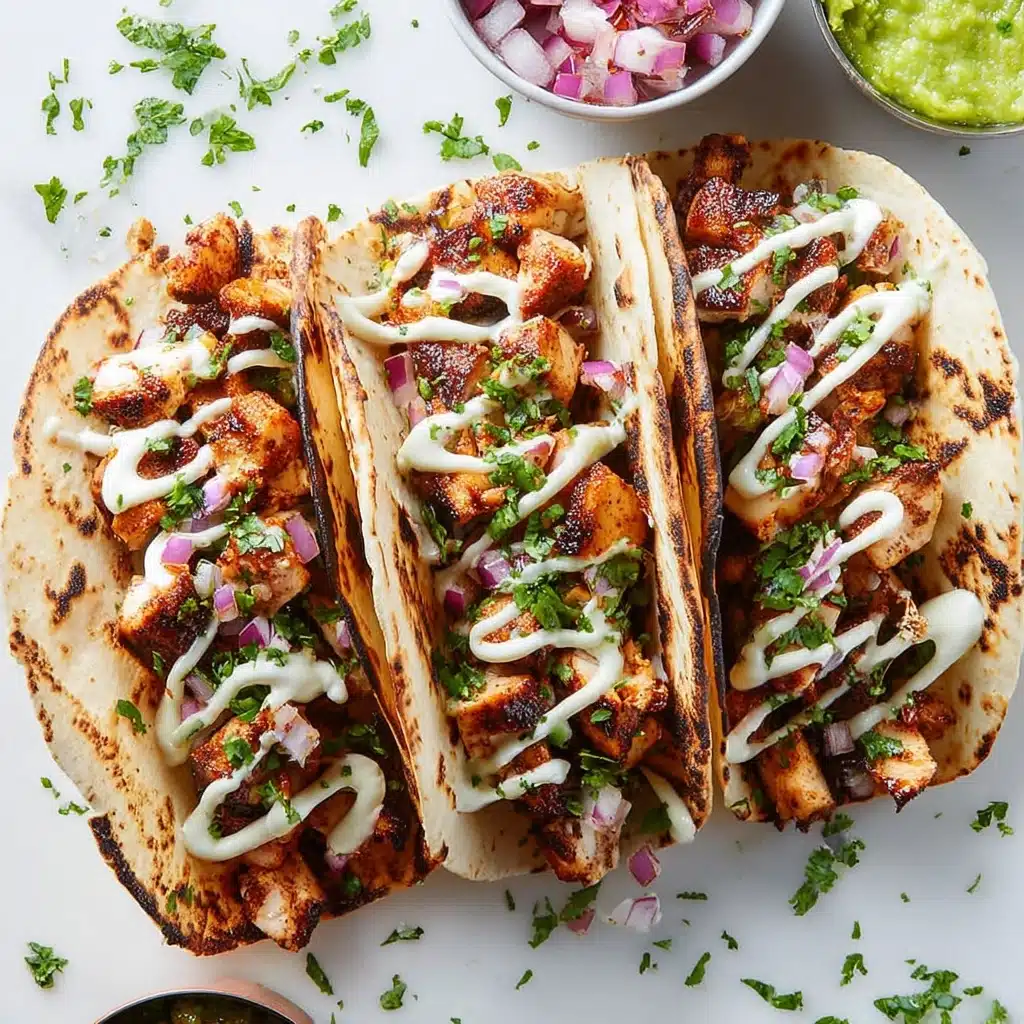 Easy Chicken Street Tacos Recipe - Recipe Image