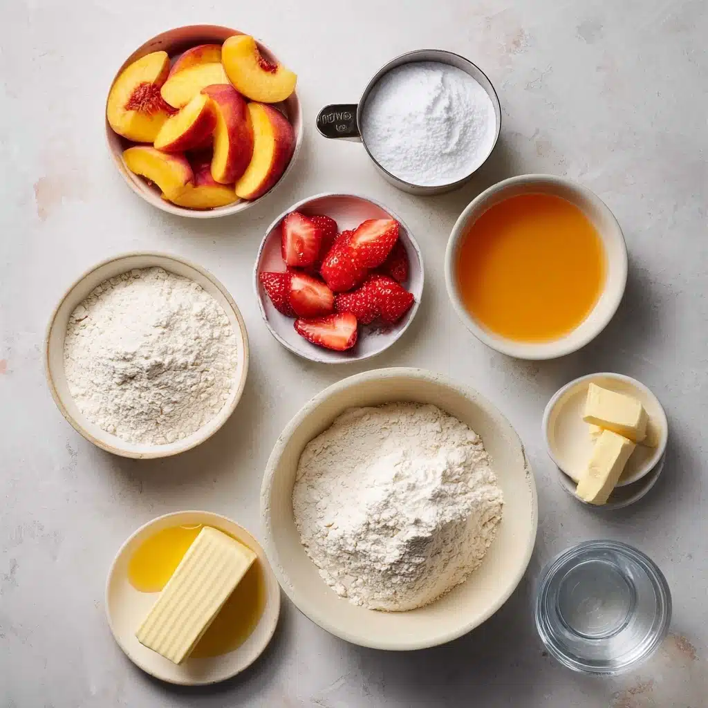 Brown Butter Strawberry Peach Pie Recipe - Recipe Image