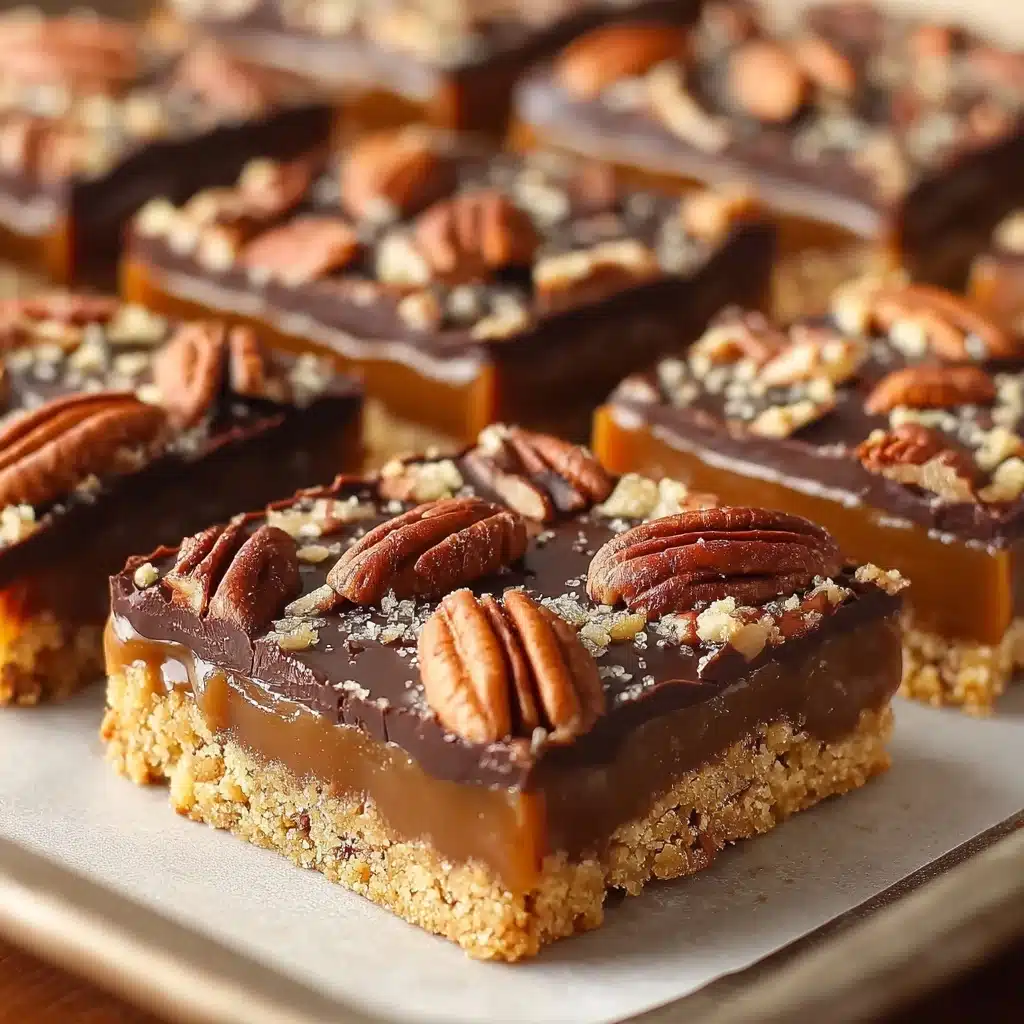 Easy Turtle Bars Recipe - Recipe Image