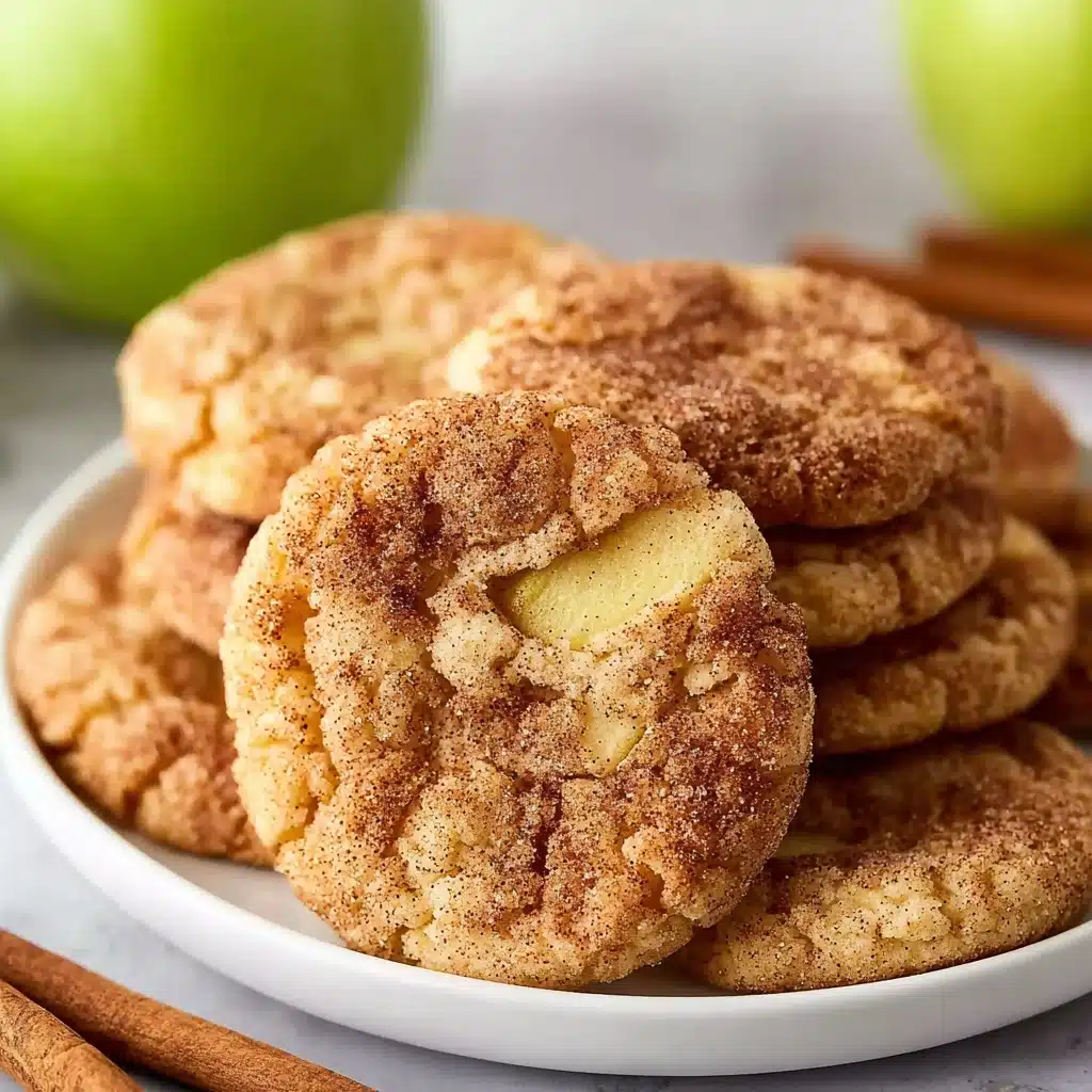 Spiced Apple Cinnamon Snickerdoodle Cookies Recipe - Recipe Image