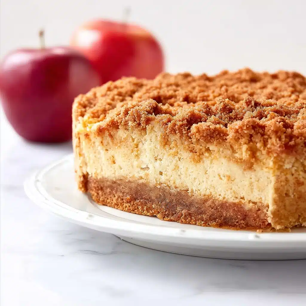 Apple Crisp Cheesecake Recipe - Recipe Image