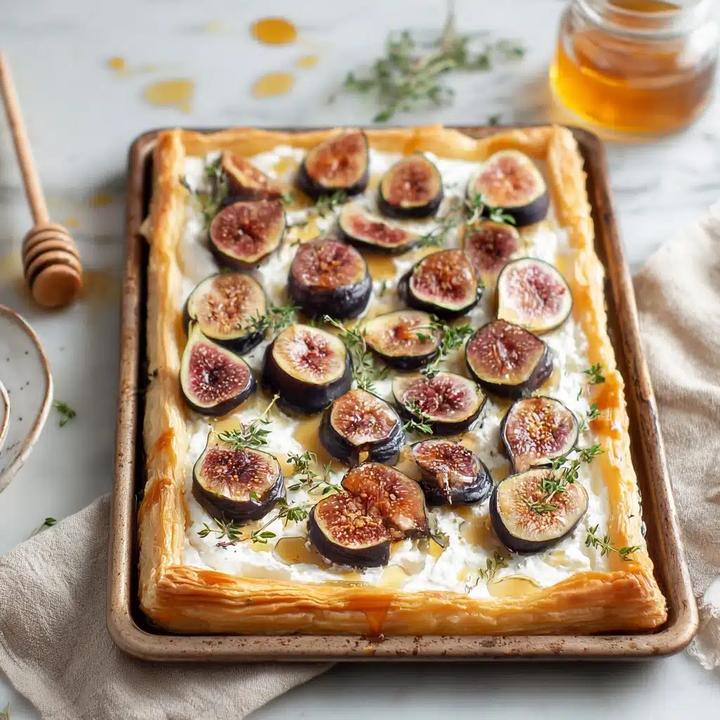 Fig and Goat Cheese Tart Recipe - Recipe Image