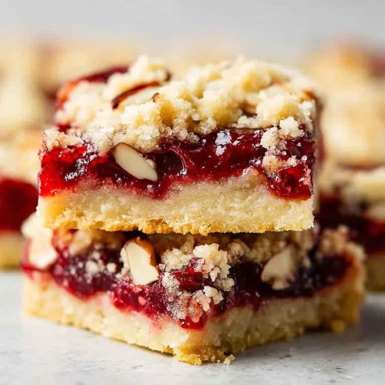 Almond Cherry Pie Bars Recipe
