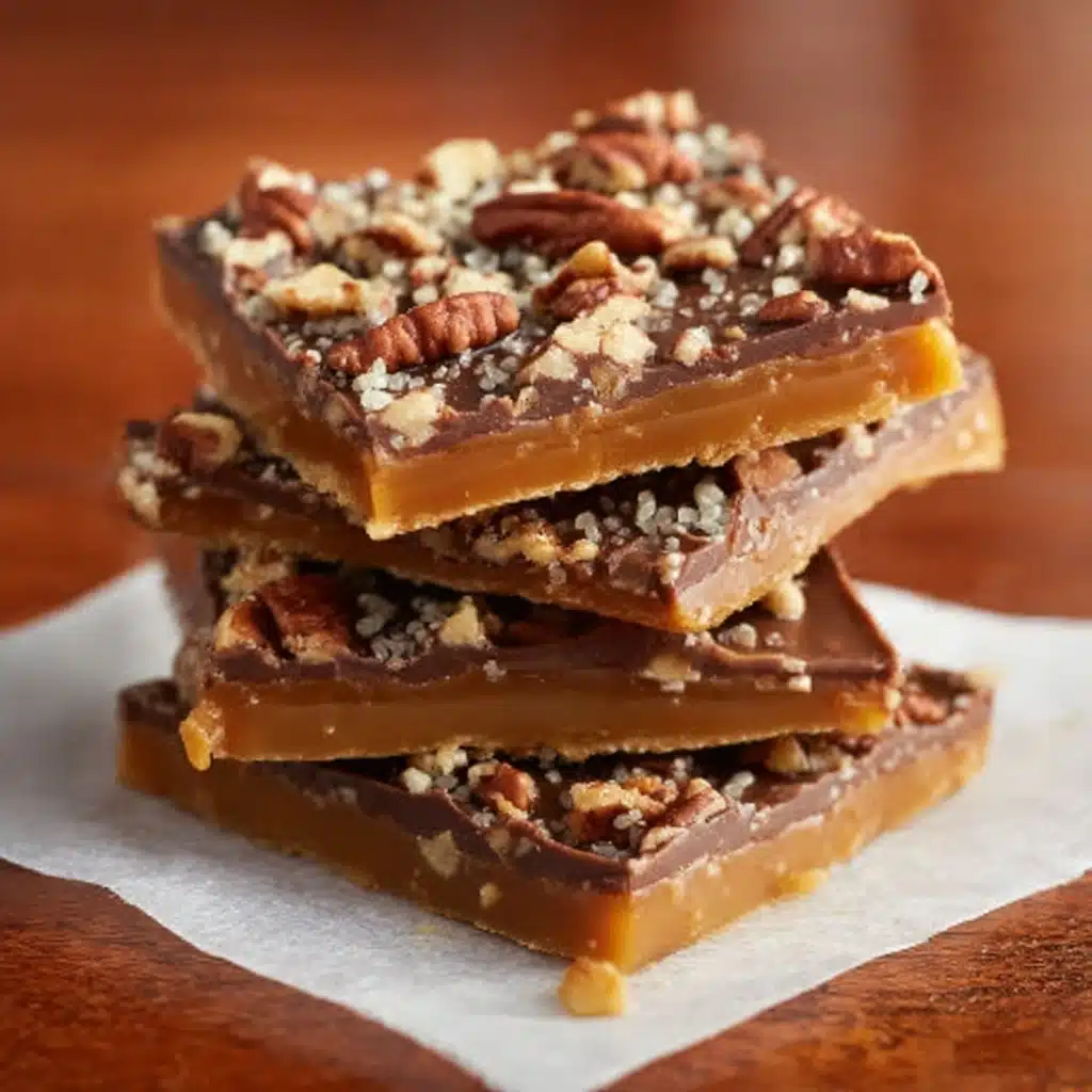 Classic Christmas Toffee Recipe - Recipe Image