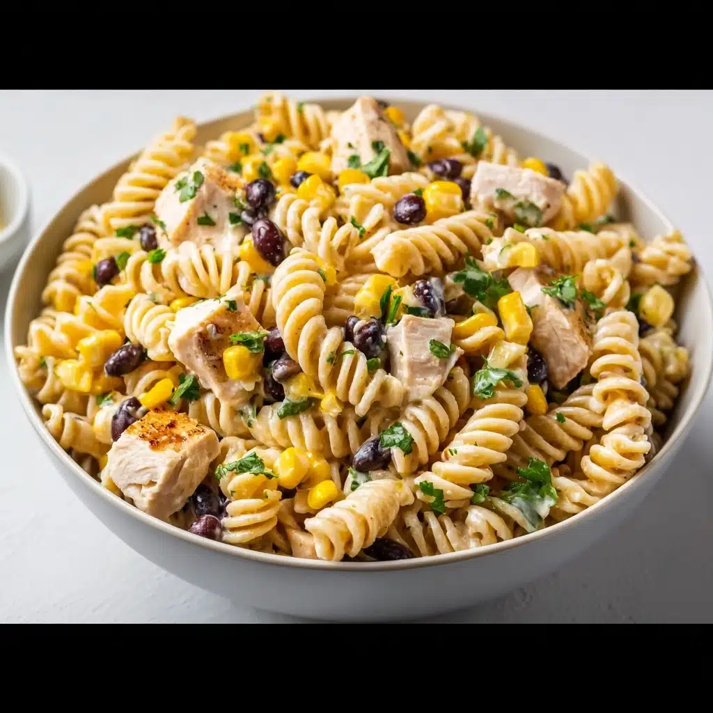 BBQ Chicken Pasta Salad Recipe - Recipe Image