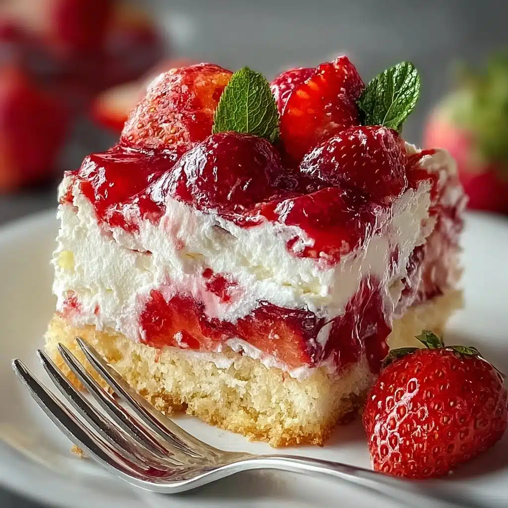 Strawberry Earthquake Cake Recipe - Recipe Image