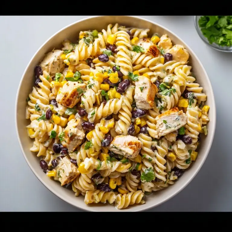 BBQ Chicken Pasta Salad Recipe