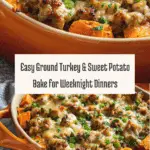 Ground Turkey Sweet Potato Bake Recipe