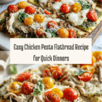 Chicken Pesto Flatbread Recipe