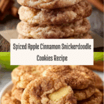 Spiced Apple Cinnamon Snickerdoodle Cookies Recipe