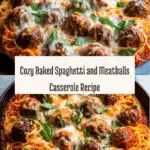 Baked Spaghetti and Meatballs Recipe