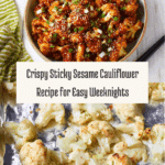 Sticky Sesame Cauliflower Recipe