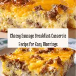 Cheesy Sausage Breakfast Casserole Recipe