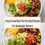 Ground Beef Burrito Bowl Recipe