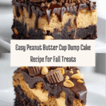 bowl peanut butter cup dump cake delight devours time Recipe