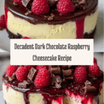 Dark Chocolate Raspberry Cheesecake Recipe