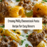 Philly Cheesesteak Pasta Recipe
