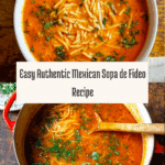 Mexican Sopa de Fideo Recipe