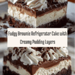 Brownie Refrigerator Cake Recipe