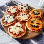Halloween Mini Pizzas Recipe