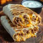 Easy Grilled Cheese Burrito Recipe