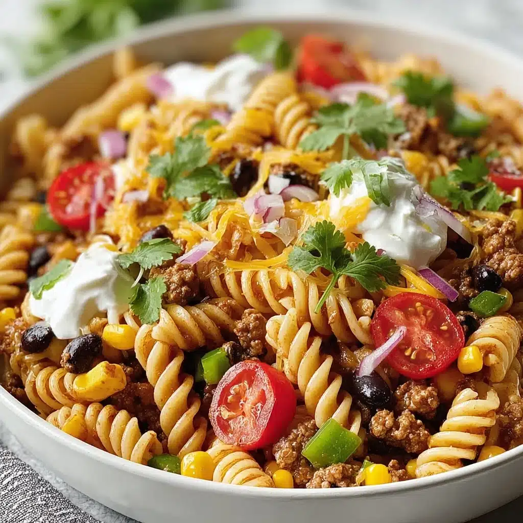 Taco Pasta Salad Recipe - Recipe Image