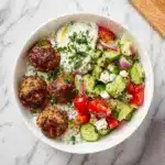 Greek Turkey Meatballs with Tzatziki Recipe