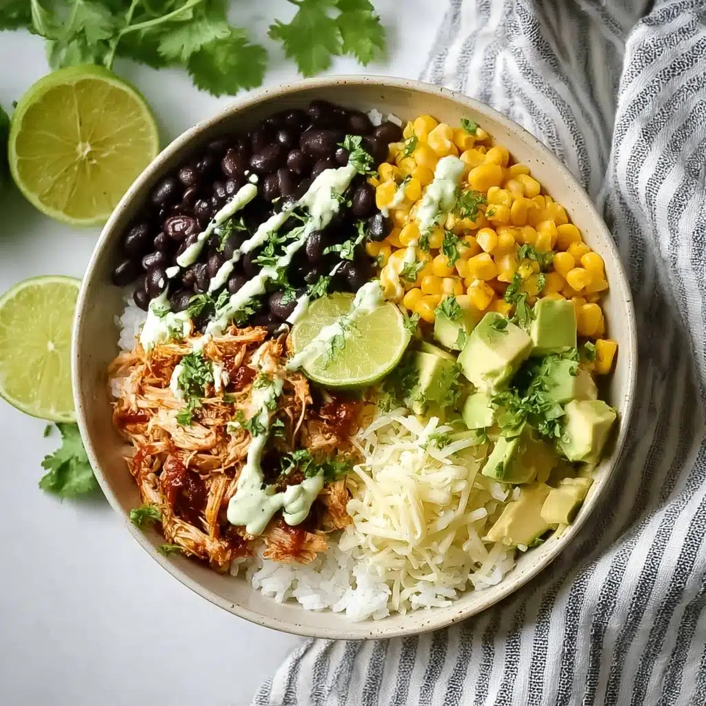 Slow Cooker Chicken Burrito Bowl