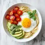 Eggs Pasta Bowls Recipe
