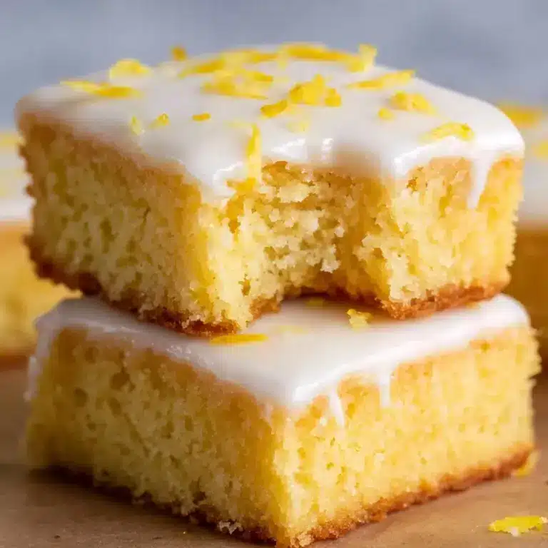 Easy Lemon Brownies Recipe
