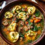 Autumn Tortellini Soup with Sausage Recipe