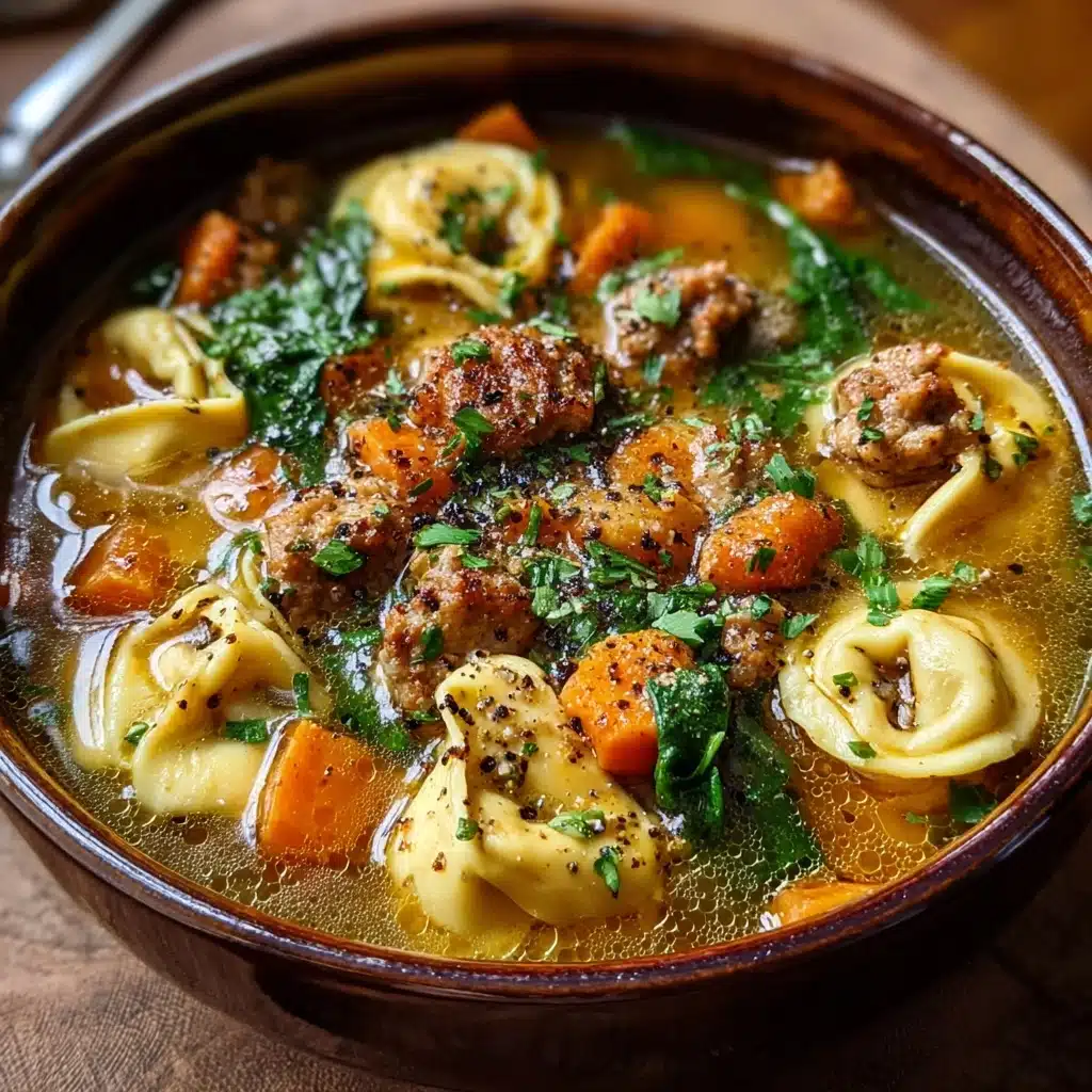 Autumn Tortellini Soup with Sausage Recipe - Recipe Image